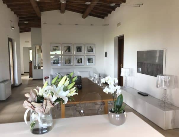 Dining / living room of Villa Linnazello
